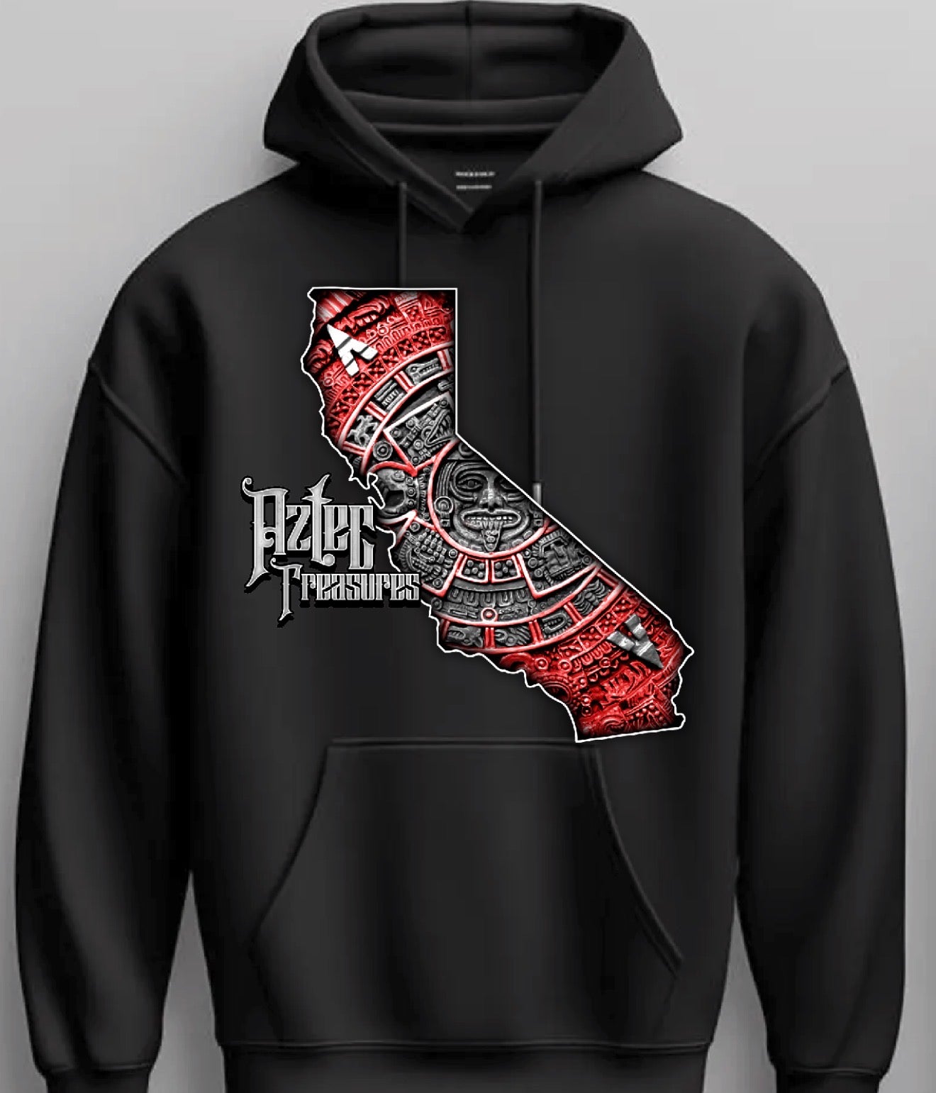 Aztec Treasures HomeTown (California) Red State Pullover Hoodie