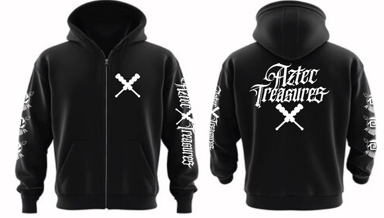 Aztec Treasures Zip-Up Hoodie