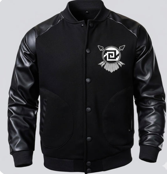 Aztec Treasures: Chimalli Varsity Letterman Jacket