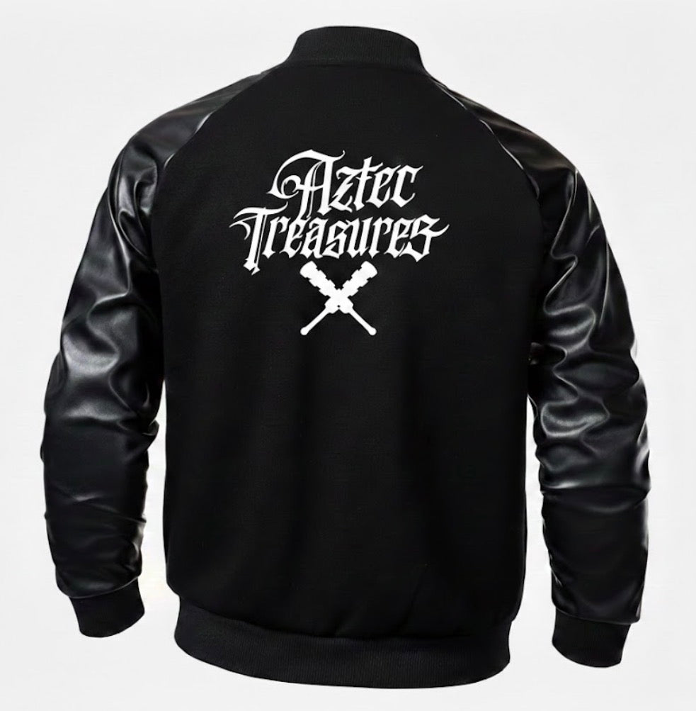 Aztec Treasures: Chimalli Varsity Letterman Jacket