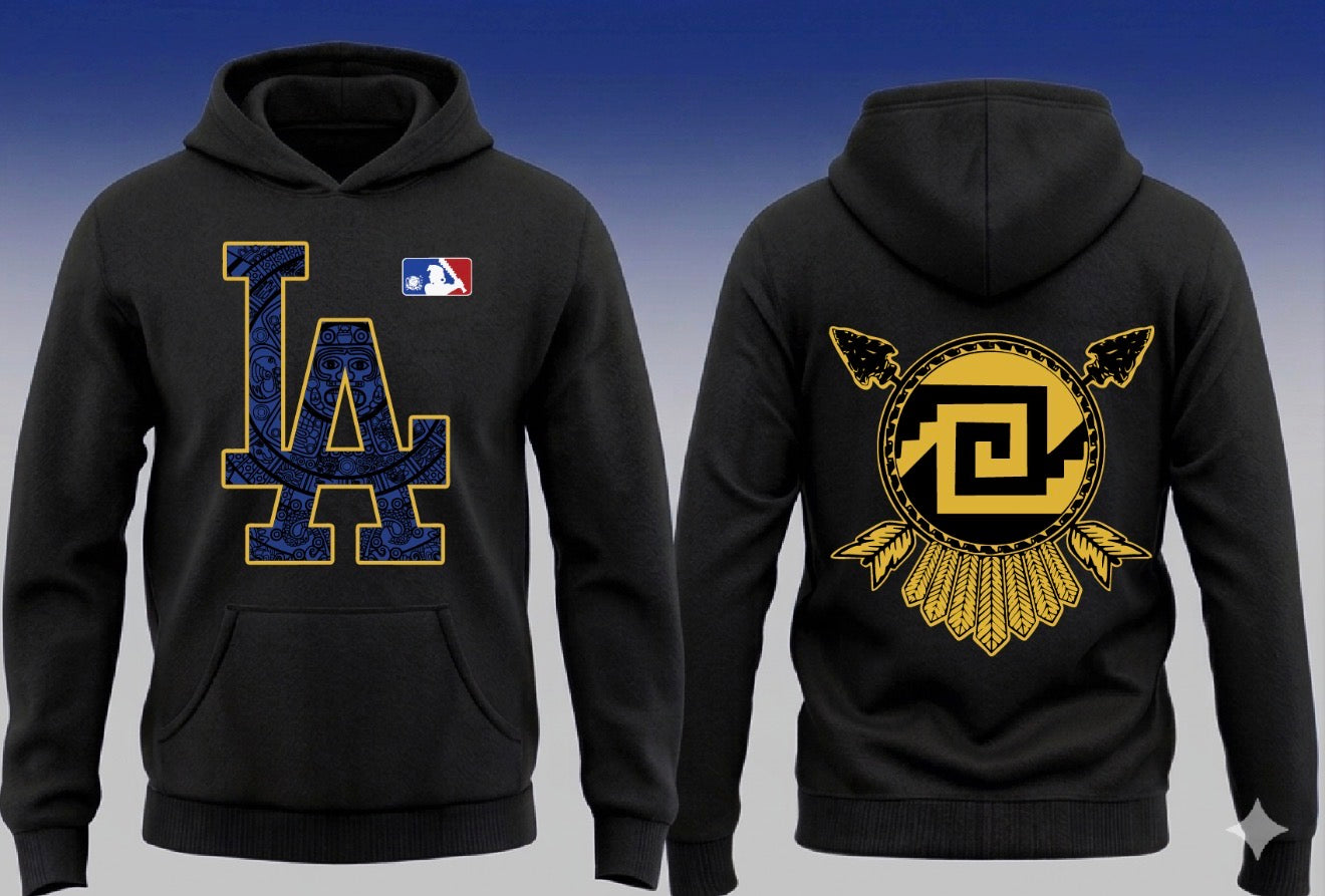 ICEBREAKERS LA Pullover Hoodie Black x Gold