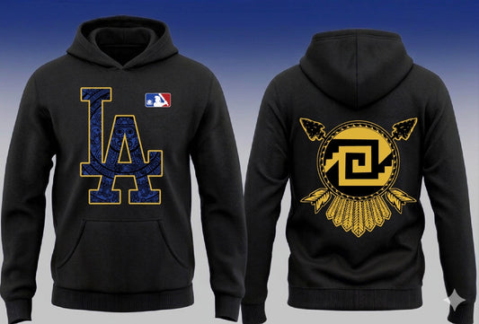 ICEBREAKERS LA Pullover Hoodie Black x Gold