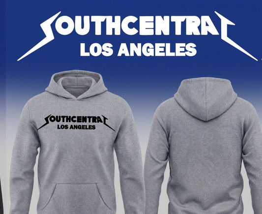 South Central Los Angeles “Metallica” Pullover Hoodie Grey