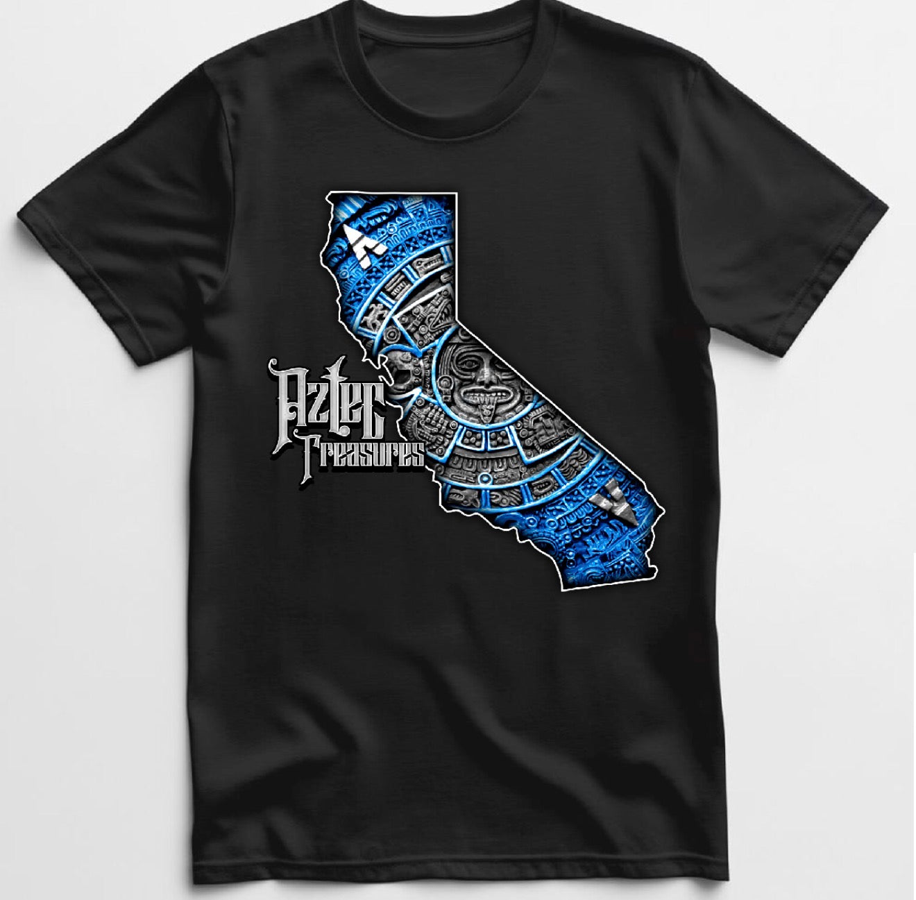 Aztec Treasures HomeTown (California) Blue State T shirt