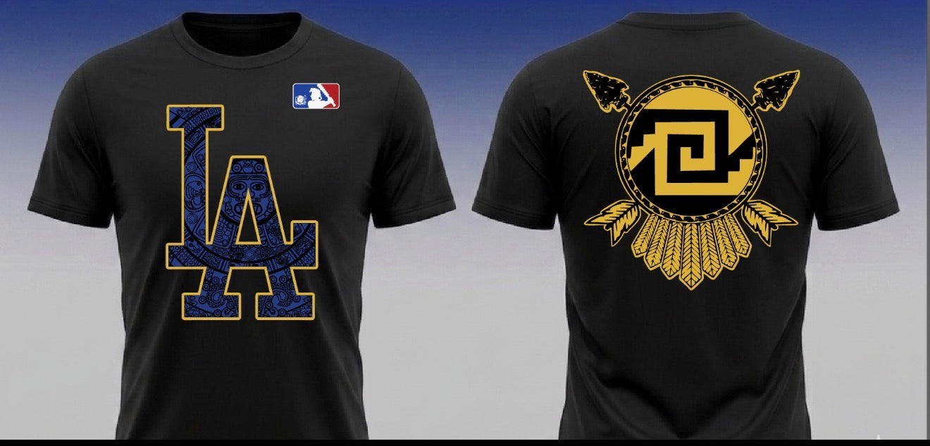 ICEBREAKERS LA T shirt Black x Gold
