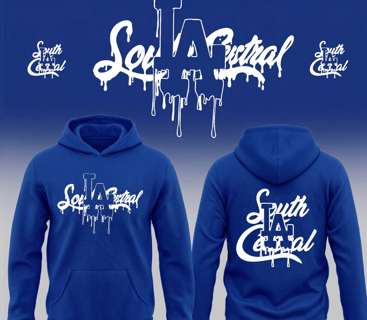 South Central LA Drip Pullover Hoodie